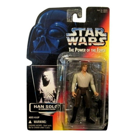 Star Wars Power of the Force POTF2 Han Solo in Carbonite Block Action