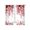White Red, variant on Sheer Curtains 108 Inches Long, Brown Eucalyptus Fall Light Filtering Window Curtains for Living Room, Botanical Weeping Leaves Pastoral Rod Pocket Voile Sheer Curtain Drapes, 52"W x 108"L, 2 Panels