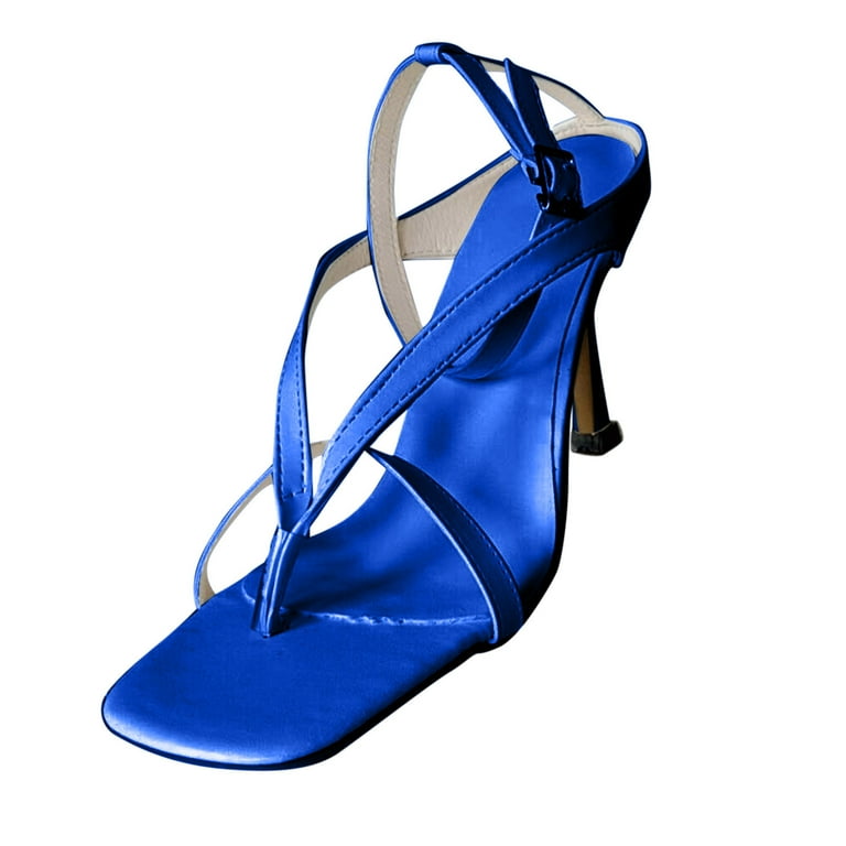Blue 2025 dressy sandals