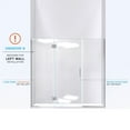 thumbnail image 6 of DreamLine D3251472L-09 Shower Door 63-63.5" W x 72" H Satin Black, 6 of 13