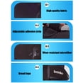 thumbnail image 3 of Guantes De Equitación Guantes de equitación de dedo completo Equipo ecuestre profesional (Negro L), 3 of 7