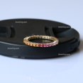 thumbnail image 5 of Multi Sapphire amd Rainbow Sapphire Gemstone Band Rings, Full Eternity Band Ring, Gift for Womens, 925 Starling Silver Rings, Anniversary Rings, Stacking Ring, Chirstmas Jewelry., 5 of 5