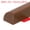 Brown, variant on REGALWOVEN Flexible Molding Trim, Silicone Peel and Stick Self Adhesive Shower Water Barrier Black 20 inch