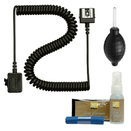 Nikon SC-28 Off Camera TTL Remote Flash Cord + Cleaning Kit for Speedlight SB-400, SB-500, SB-900 & SB-910 Nikon SC-28 Off Camera TTL Remote Flash Cord + Cleaning Kit for Speedlight SB-400, SB-500, SB-900 & SB-910