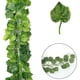 thumbnail image 3 of 12 Strands Artificial Fake Grape Vines Ivy Leaves With 3 Strings Grapes For Wedding Party Home Wall, 3 of 5