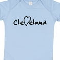 thumbnail image 4 of Inktastic Cleveland Heart Handwriting Black Boys or Girls Baby Bodysuit, 4 of 5