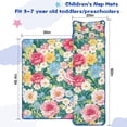 thumbnail image 5 of Pioneer Flower Floral Print Pattern Toddler Nap Mats for Kids Preschool,Sleeping Mat Bag or Kids,Toddler Sleeping Bag,Toddler Nap Mat or Daycare, 5 of 6