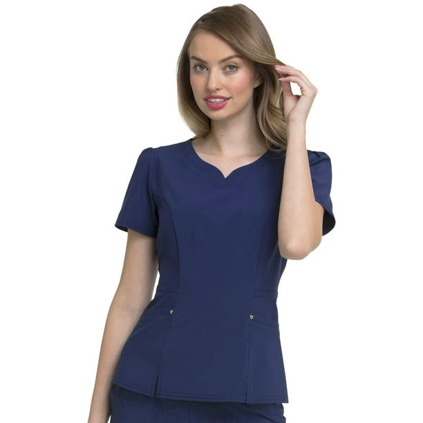 HeartSoul Heartsoul Love Always Scrubs Top for Women, VNeck, HS670