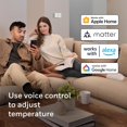 thumbnail image 4 of Termostato inteligente Honeywell Home X8S con pantalla táctil de 5" en blanco, 4 of 8