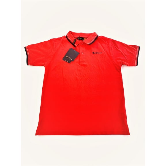 Ben Sherman Boy's Polo Shirt, Size 10-11, Target Red