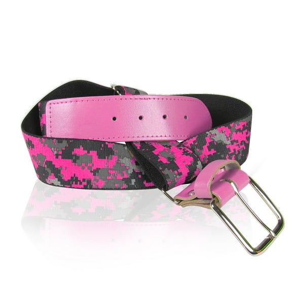 Digital Camo Baseball/Softball Belt (Hot Pink, Adult)