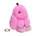 thumbnail image 1 of LLavero de conejo de peluche suave para niños, muñeco de peluche encantador, decoración de mochila, colgante de conejo de peluche, juguete, regalo de cumpleaños, 1 of 5