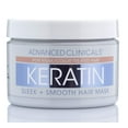 thumbnail image 2 of Advanced Clinicals Keratin Sleek + Smooth Hair Mask for Damaged Hair. 12 fl oz, 2 of 6