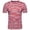A-Brick Red215, variant on Bibifish Mens T Shirts Short Sleeve Crew Neck Floral Bee Skull Broken Art Print Tees Gothic Streetwear Red Casual Tops
