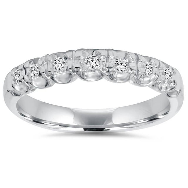 Bague de Mariage Diamant 1/2ct Or Blanc 14K