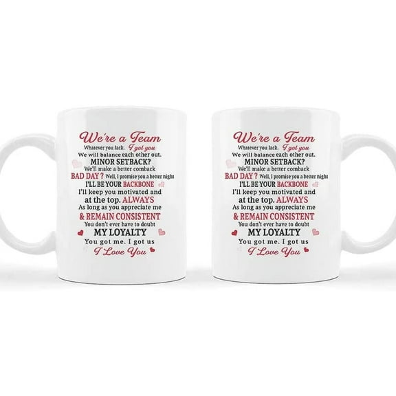 Mugs His And Hers Gifts Novelty Coffee For Couple From Husband Wife You Got Me And I Got Us Funny Quotes Saying White Ceramic 11 15oz Cup Gifts For Men Women On Valentines Wedding Anniversary
