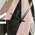 thumbnail image 5 of Designart "Refined Marble Granite Agate with Gilded Touches XI" Modern Geometric Oversized Wall Clock, 5 of 5