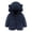 Navy, variant on Toddler Girls Boys Cute Fleece Jacket Bear Ear Hoodie Sweater Zip Up Teddy Fuzzy Warm Coat Infant Baby Winter Outwear Clothes Navy 12-18 Months