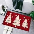 thumbnail image 7 of CASAFUN Christmas Tree Rugs Christmas Snowflake Carpet Doormat Home Entrance Floor Mat Welcome Mat,Non Slip Christmas Decor for Bedroom Living Room Patio 15.7x23.6 Inches, 7 of 7