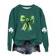 thumbnail image 5 of Blusas y camisas de manga larga con cuello redondo para niños Estampado del Día de San Patricio Estampados de manga larga Casual Suelto Forro polar para mayor calidez Sudadera con capucha de manga lar, 5 of 5