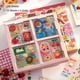thumbnail image 3 of Kawaii Cartoon Girls Journaling Stickers - 100 Sheets Cute PET Transparent Scrapbooking Clipping Decals Sticker Gift Box for Diary Bullet Album, Junk, 3 of 4