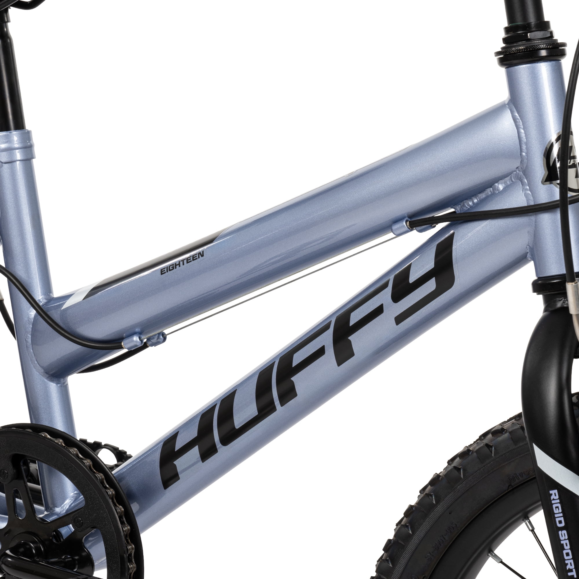 Huffy Algonquin 18-inch Girls’ Rigid 6-Speed Mountain Bike, Blue, 4-8 years old