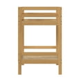 thumbnail image 6 of Walker Edison Modern Solid Wood Twin over Twin Bunkbed, Natural Pine, 6 of 15