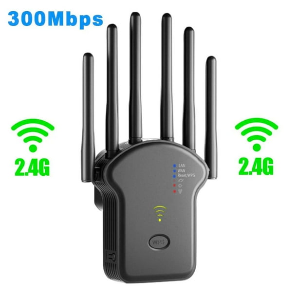 Repetidor WiFi inalambrico de 300Mbps 1200Mbps amplificador WiFi de doble banda 24G 5G para el hogar Walmart en linea