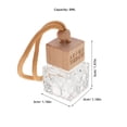thumbnail image 2 of BRIGHTFUFU Car Hanging Perfume Bottles Wood Multi Easy Installation 1Pcs, 2 of 8