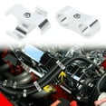 thumbnail image 2 of 6pcs Silver Tone AN6 14mm Hose Separator Clamp Fitting Adapter with Wrench for Car Aluminum Alloy, 2 of 4