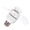 White, variant on Tibvox E27 Socket Ceiling Fan Light With Brushless Motor For Kitchen Bathroom Bedroom