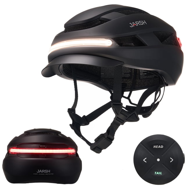 Casco para bicicleta Jarsh con certificación NTA-8776 y luces LED