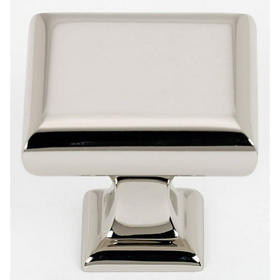 Alno A310-14-PN Manhattan 1-1/4" Cabinet Square Knob Polished Nickel