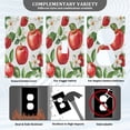 thumbnail image 3 of Yayeee Blank Wall Plate Cover 1-Gang 4.5"x2.7" Home Unused Decorative Outlet, Apple Pattern, 3 of 7
