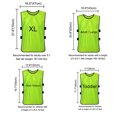 thumbnail image 2 of Toptie Training Vests Soccer Pinnies Football Jersey, Pinnies for Soccer Team, Adult / Child-LightBlue 12Pcs-XL, 2 of 8