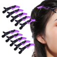 thumbnail image 3 of Pinzas para el Cabello 10 Piezas, Pinzas para el Cabello de Primera Calidad, Pinzas para el Cabello, Pinzas para el Cabello de Cocodrilo Antideslizantes para Peinar Y Seccionar con Banda de Silicona p Higoodz Belleza saludable, 3 of 7