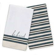 Creative Products Be Kind Stripes 16 x 25 Tea Towel Set of 2