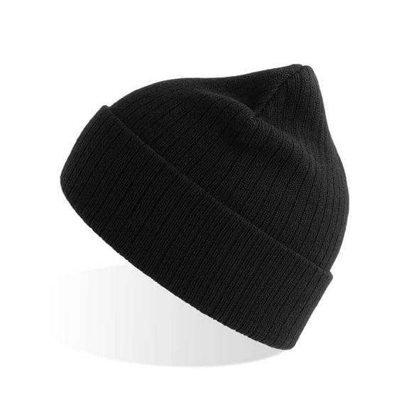 Atlantis Headwear - Sustainable Rib Knit - RIO - Black - Size: One Size