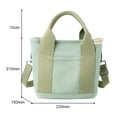 thumbnail image 3 of Bolso de lona Kuymtek Pequeño Mano para Mujer bolso Mamá 820 verde tamaño 230*210*150 mm, 3 of 8
