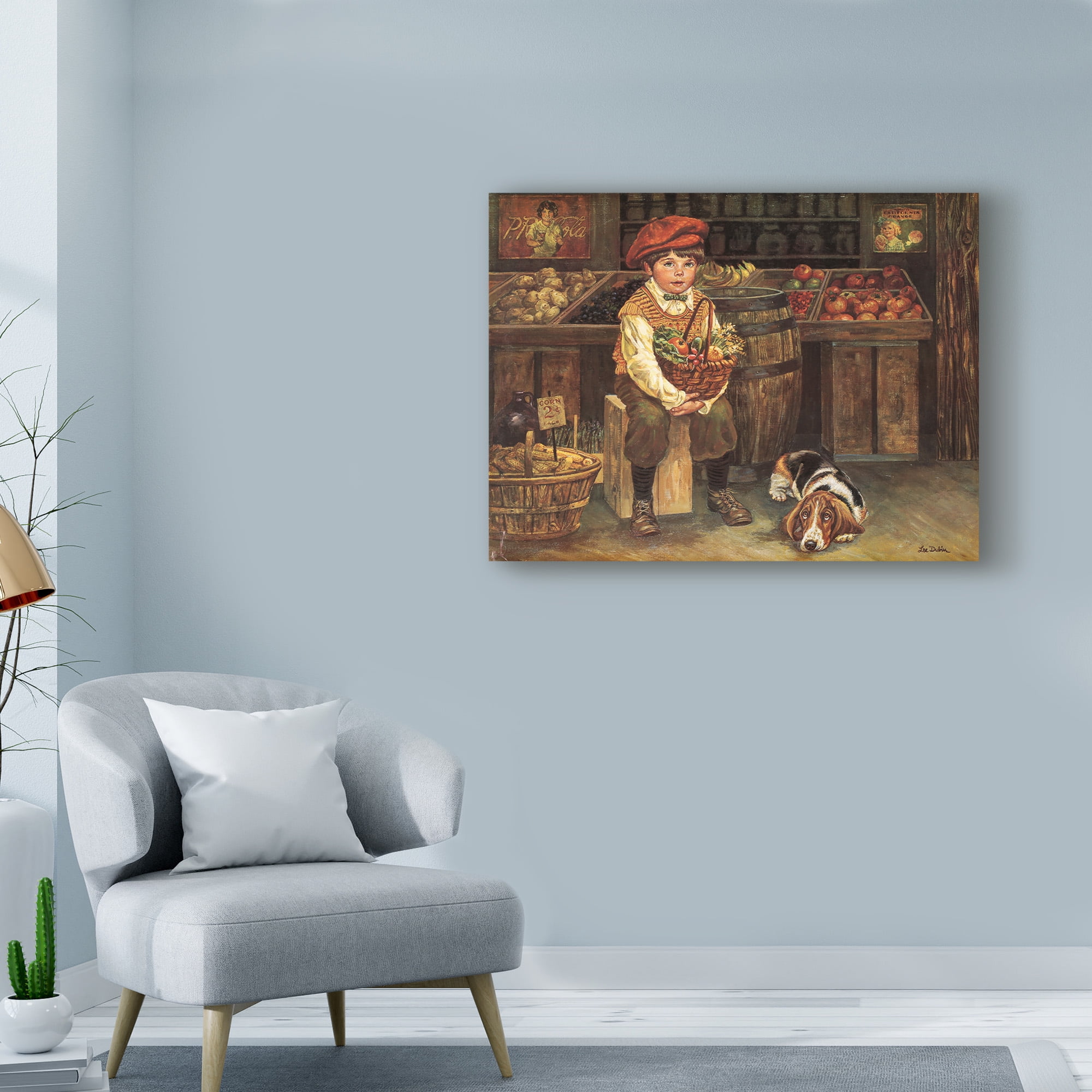 Trademark Fine Art 'Billy' Canvas Art by Lee Dubin