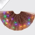thumbnail image 2 of WTXUE Tutu Skirts Fluffy Ballet Dress Up Costume for Party Layered Ballet Tulle Skirts Layered Sparkly Skirts for Carnival Festival Costume Party Mardi Gras Women Tutu Skirt Coffee One Size, 2 of 6