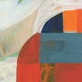 thumbnail image 2 of Cartissi  12x12 White Modern Wood Framed Museum Art Print Titled - Blue Orange III, 2 of 4