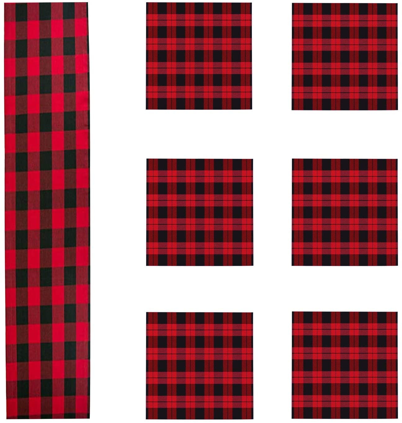 Table Runner and Placemats Set for Holidays,Christmas,Spring,Summer