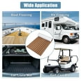 thumbnail image 3 of 95"x24" EVA Decking Sheet Mat Non-Slip Self-Adhesive for Boat Yacht Deck Pad RV Car Trunk Flooring Carpet Brown White, 3 of 6