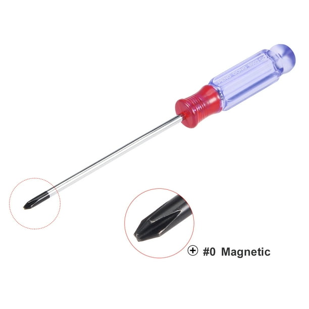 Magnetic 0 Phillips Screwdriver with 3Inch Shaft