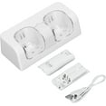 thumbnail image 1 of Dual Charging Station, Stable Remote y Charge Portable for Wii Game Remote Controller(White), 1 of 5