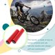thumbnail image 5 of Toystoory 1 par de empuñaduras de manillar de bicicleta, cubierta ajustable para bicicleta de montaña, accesorios de agarre extraíbles cómodos Ciclismo Rojo Toystoory HW4847-05, 5 of 6