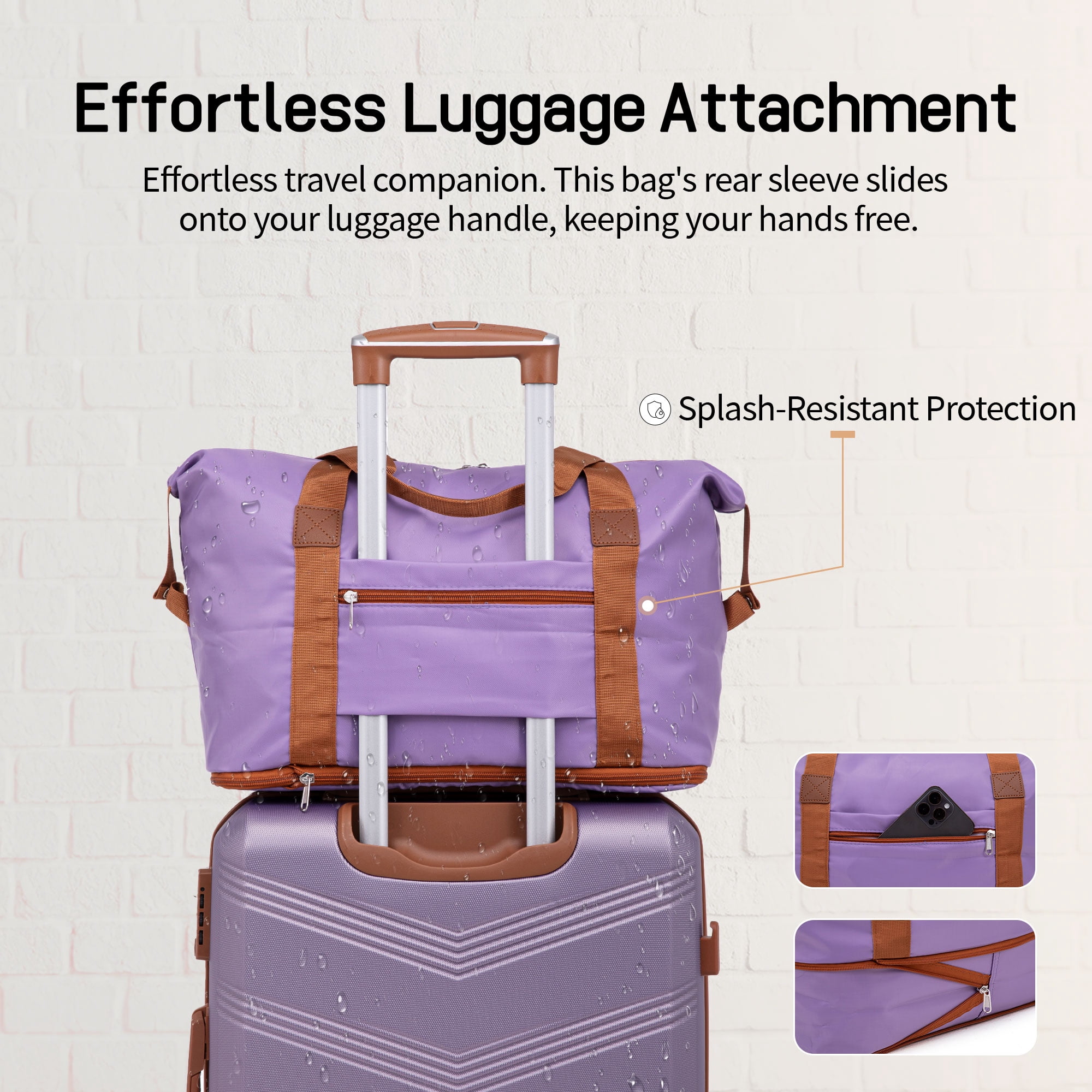 CONCEPZEN 5-Piece Expandable Hardshell Luggage Set with Spinner Wheels TSA Approved Carry On 20-Inch & Checked 24/28-Inch Lightweight Suitcases Suitable for Business and Family Travel