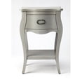 thumbnail image 4 of Butler Specialty Company Rochelle 1 Drawer Wood Nightstand - Gray, 4 of 5