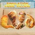 thumbnail image 4 of MeetYTOYS 3D Simulation Food Pillows, Chicken Leg Shape Stuffed Funny Soft Butter Toast Bread Food Stuffed Toy for Office Home Cushions Decoration Christmas Seasonal, 4 of 4